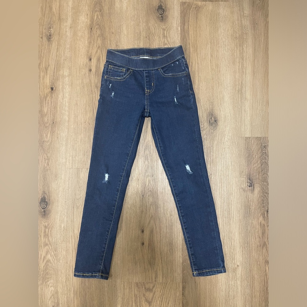 Girls distressed Jeggings size 6‎